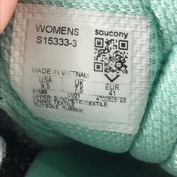 Saucony Grid Cohesion 10 Gray/Green Running Shoes S15333-3 Women’s Size 9.5 - Picture 11 of 12